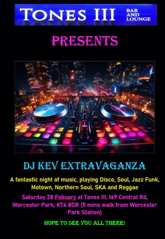DJ Kev Extravaganza - 28-2-2026