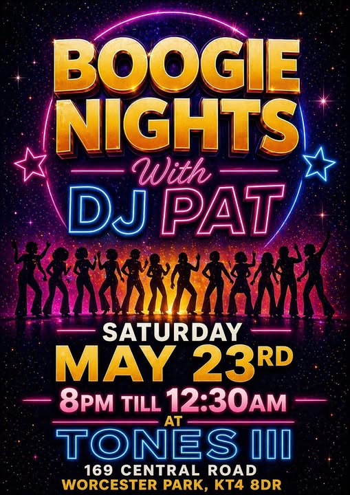 Boogie Nights - DJ Pat - May 23rd